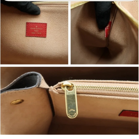 Louis Vuitton Flandrin Brown and Red Monogram Satchel - Picture 12 of 15